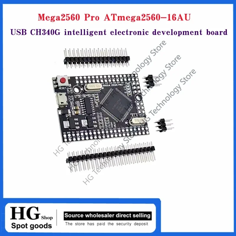 

1PCS/Lot Mega 2560 PRO MINI 5V (Embed) CH340G ATmega2560-16AU with male pinheaders Compatible For arduino