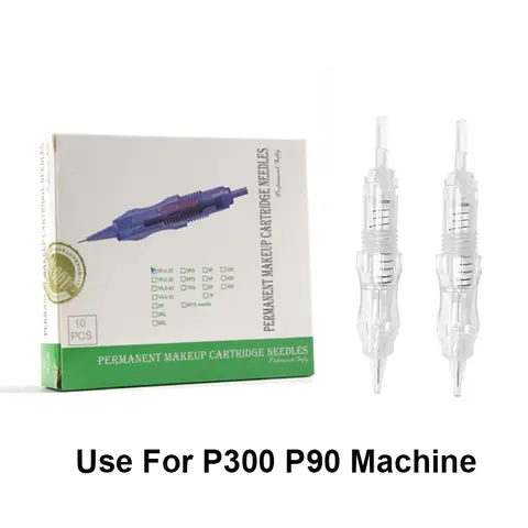 10/50/100pcs Screw Tattoo Permanent Makeup Needles For P300 black pearl machine Microblading Eyebrow lip Tattoo Supplies