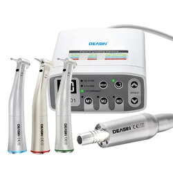 DEASIN Dental clinical brushless LED Electric micromotor work With 1:5 1:1 16:1 LED Contra Angle Dentist Low Speed Handpiece