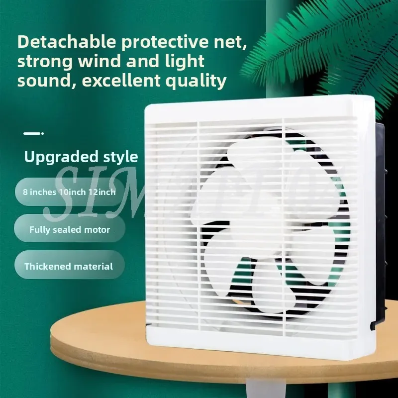 Ventilador de ventilación Escape de ventana Hogar Cocina Baño