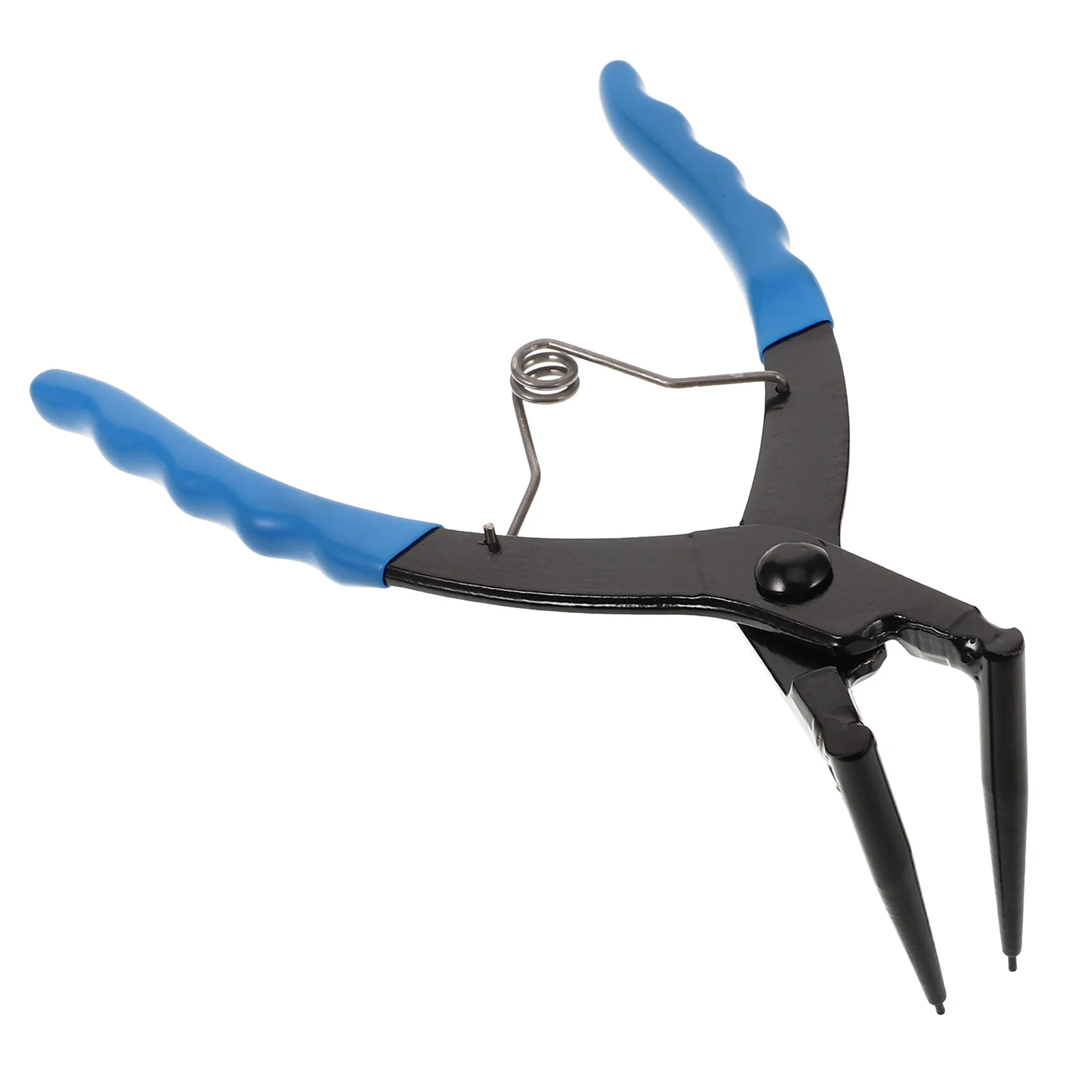 Pinza per anelli elastici per bomboniere Dispositivo di rimozione anelli interni Pinza per anelli elastici trattata termicamente a ganascia piegata da 90 gradi Acciaio al carbonio durevole per auto