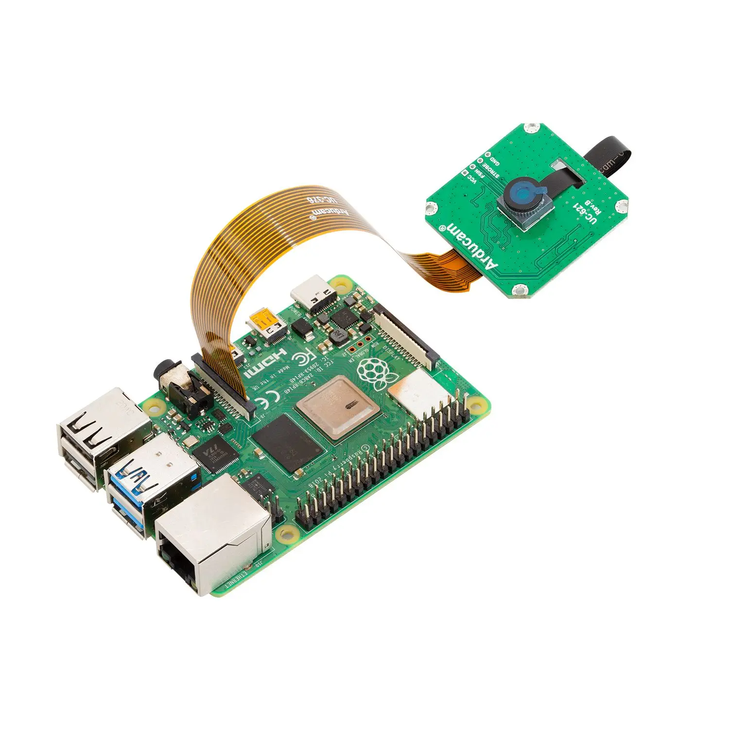 Arducam 2MP OV2311 Global Shutter Mono NoIR Camera Modules for Raspberry Pi