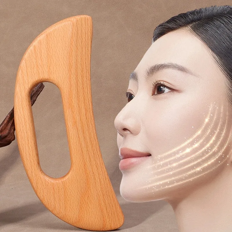 Wooden Cellulite Massager Body Guasha Tool Lymphatic Drainage Massager Muscle Scraper Back Massage Tool Relieve Muscle Fatigue