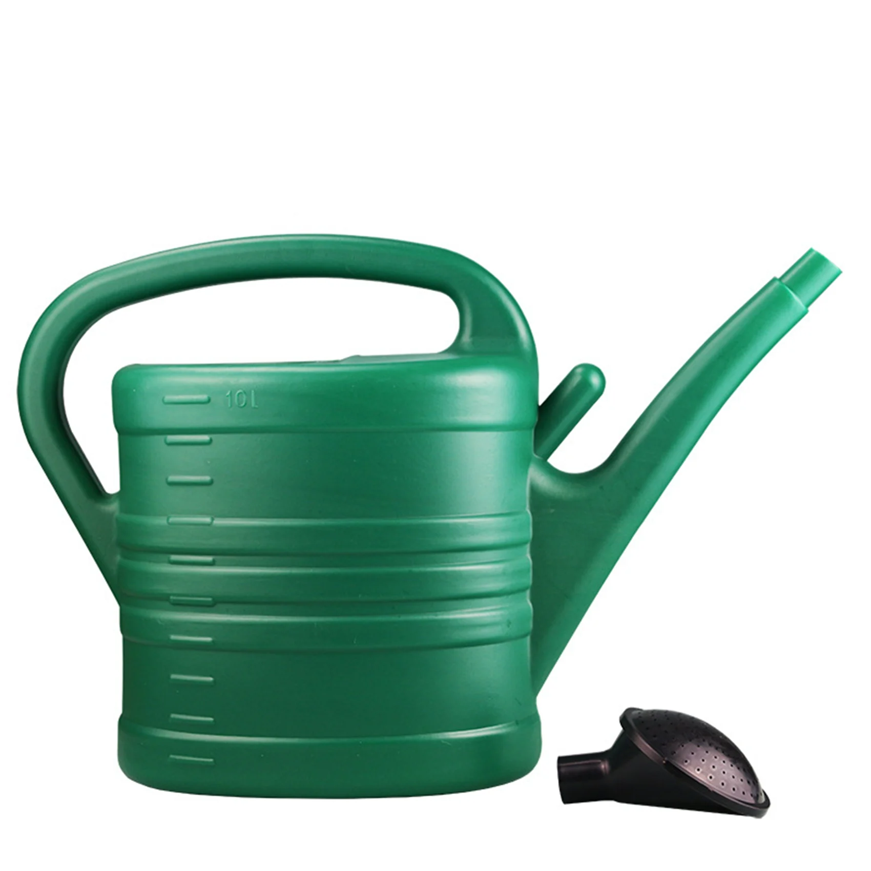 ABSE-2X Watering Can With Green 10 Litre 2 Gallons Garden Flower Water Bottle Watering Kettle With Handle Long Mouth