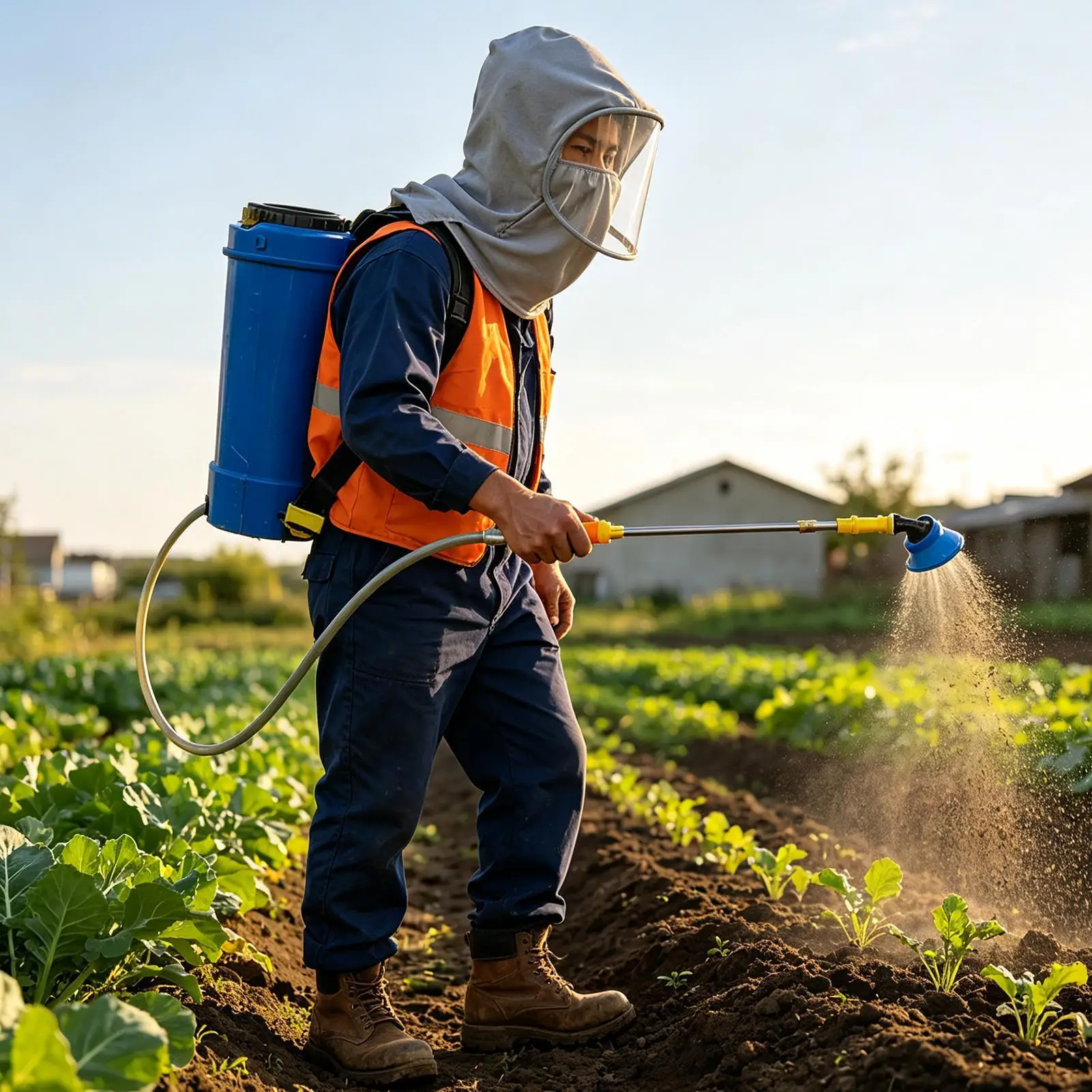 Protective Face Shield Anti-Fog Agricultural Safety Headgear Facial Safety Cover For Farm Work Gardening Pruning Construction