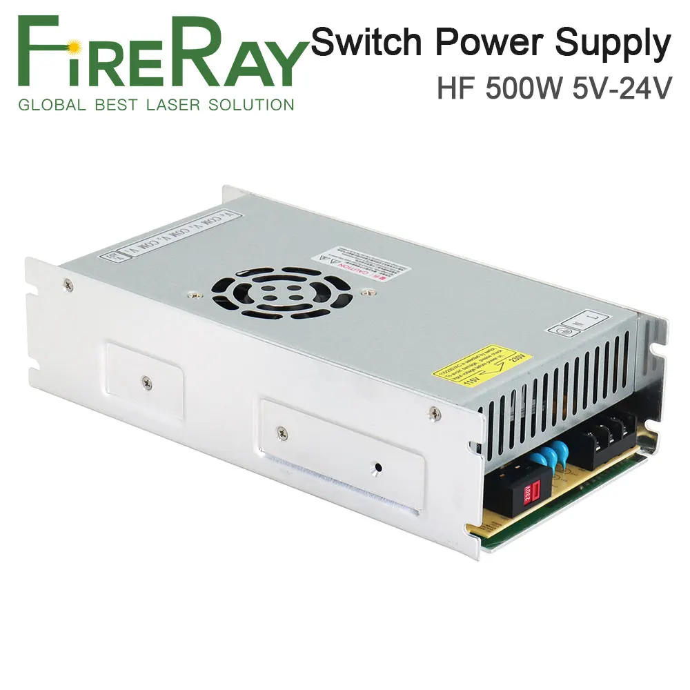 saida tripla 24v15a 15v5a 5v5a da fonte de alimentacao hf500w qv a do interruptor de fireray para a maquina da marcacao do laser 01