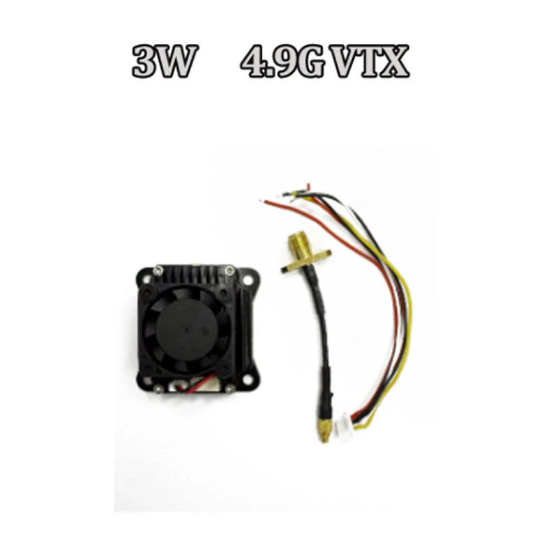 VTX 4.9G/72CH Long Range VTX 3W 25mW/500mW/100mW/1500mW/3000mW With Pigtail antenna for FPV Frame Drone Models Parts