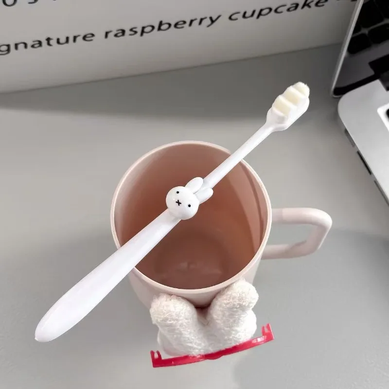 Cute Miffy Cartoon Creative Ultra-fine Soft-bristle Toothbrush with Nano-bristle Deep Cleaning Teeth Oral Care Portable Travel - view 6