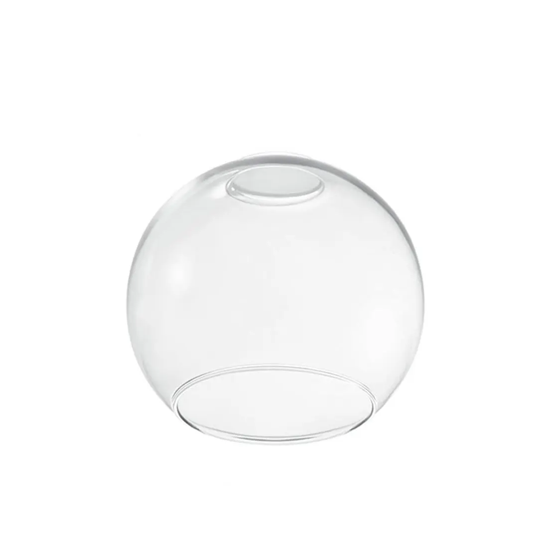 Clear Glass Clear Glass Shade Globe Lampshade with 1-5/8