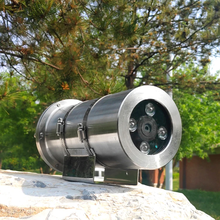 Stainless Steel Explosion-proof Camera Anti-corrosion Waterproof Ip 4.0mp Surveillance Camera Equipment