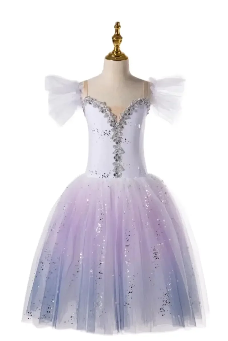 

Adult Romantic Tutu Ballet Dress For Girls Kids Women Ballerina Dress Performance Ballet Dance Dress Contemporary Dance Costumes