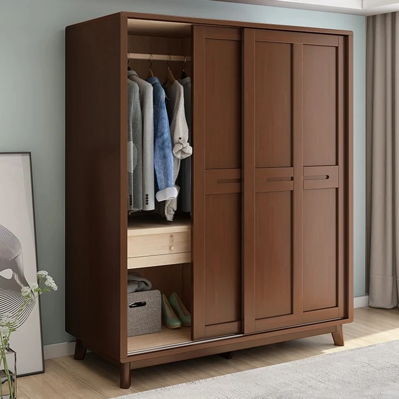 

Nordic Simple Wardrobe Sliding Doors Storage Cheap Tall Modern Wardrobe Dressers Clearance Closet De Ropa Furniture For Home