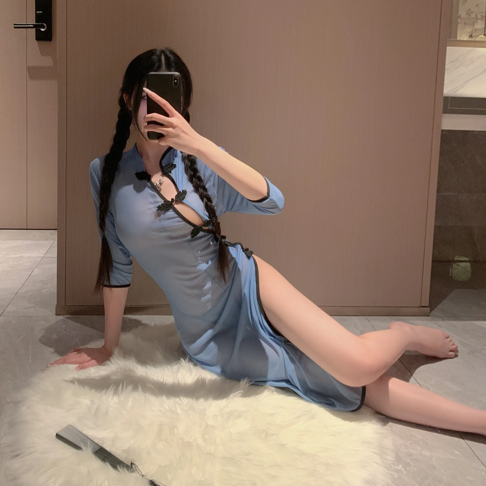 Qipao cosplay costume women's fancy dress set Halloween party cosplay costume adult costume BDSM fancy Christmas cosplay co