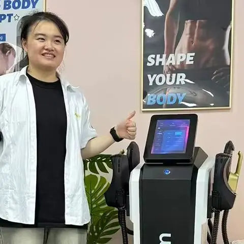 

Myosilm 15 Tesla 6500W NEO Body Slimming Nova Fat Burning Muscle EMS Body Sculpting Electromagnetic Stimulate Hiemt Pro Machine