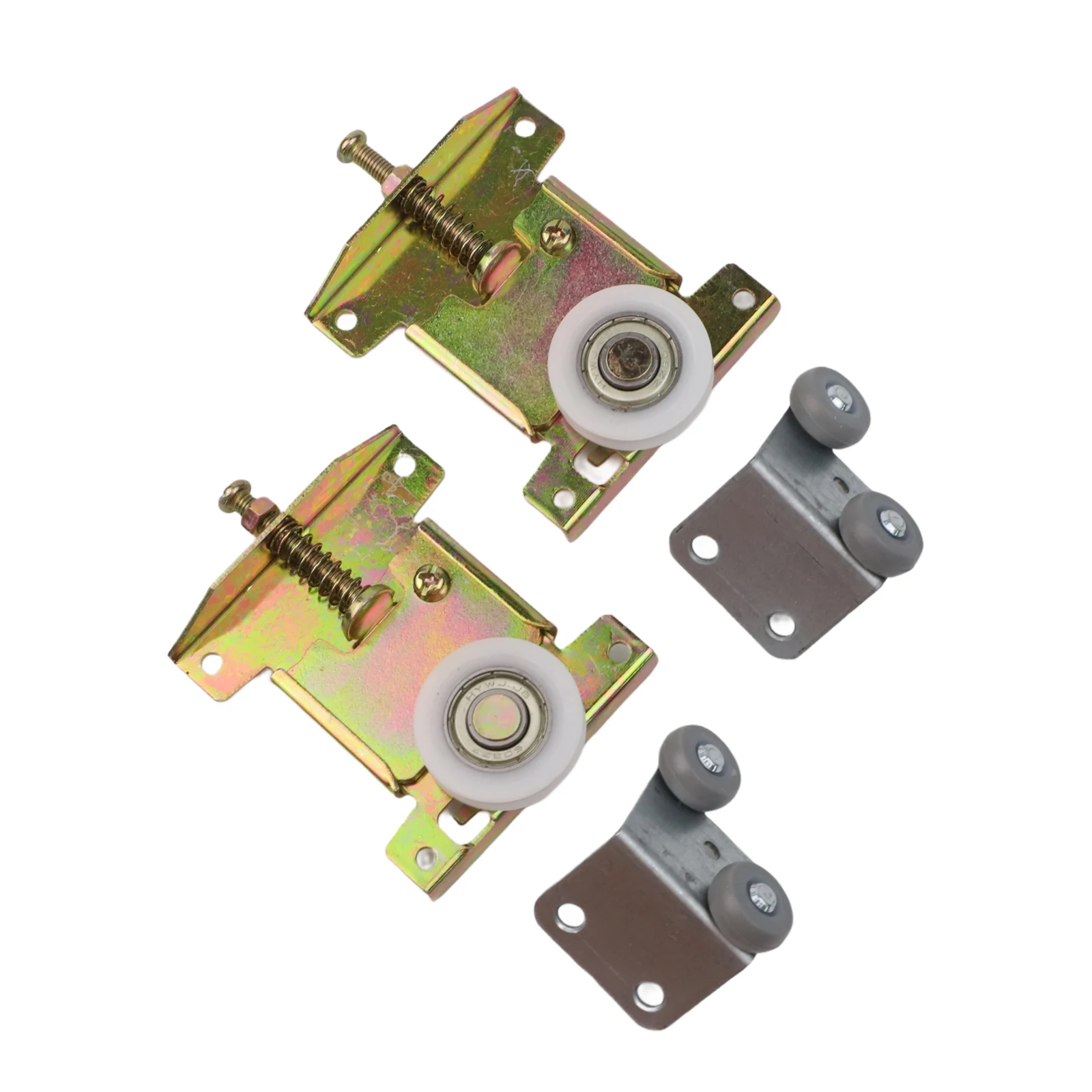 Rolling Door Hardware Cabinet Track Wheels DIY Projects Anti-Derailment Wardrobe Pulley Furniture Wheels Anti-Derailment Feature
