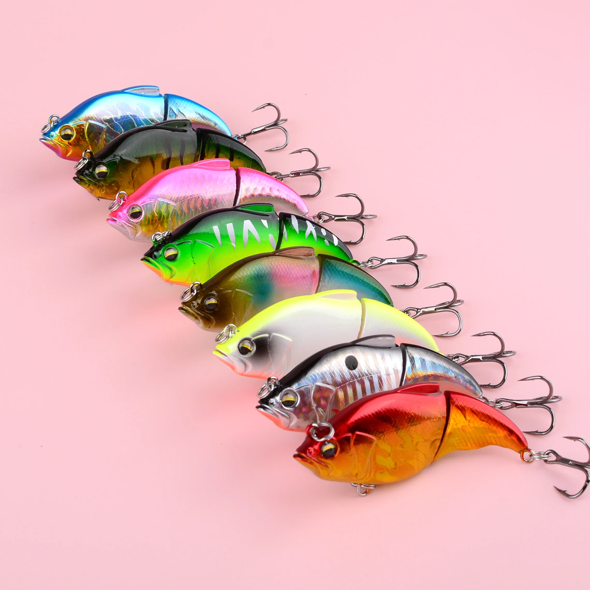 Señuelo Vatalion articulado de natación lenta para swimbait y wobbler - imagen 4