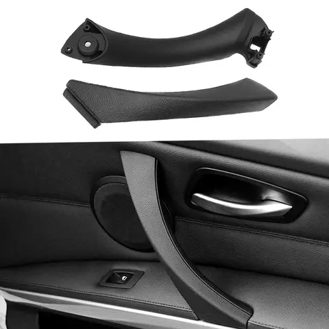 자동차 인테리어 핸들 도어 패널 핸들 커버 BMW 3 시리즈 E90 E91 E92 E93 316 318 320 323 325 328 330 335 장식 커버