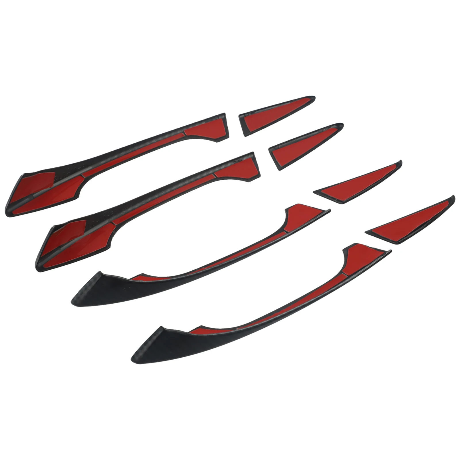 Black Exterior Door Handle Trim Car Door Trim Covers Existing Scratches Easy Installation Fashionable Decor Style