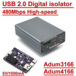 Adum4166 Adum3166 USB 2.0 Isolator 480Mbps Isolation Power Filter DAC Decoder Audio Eliminates Current Sound Sound Card Noise