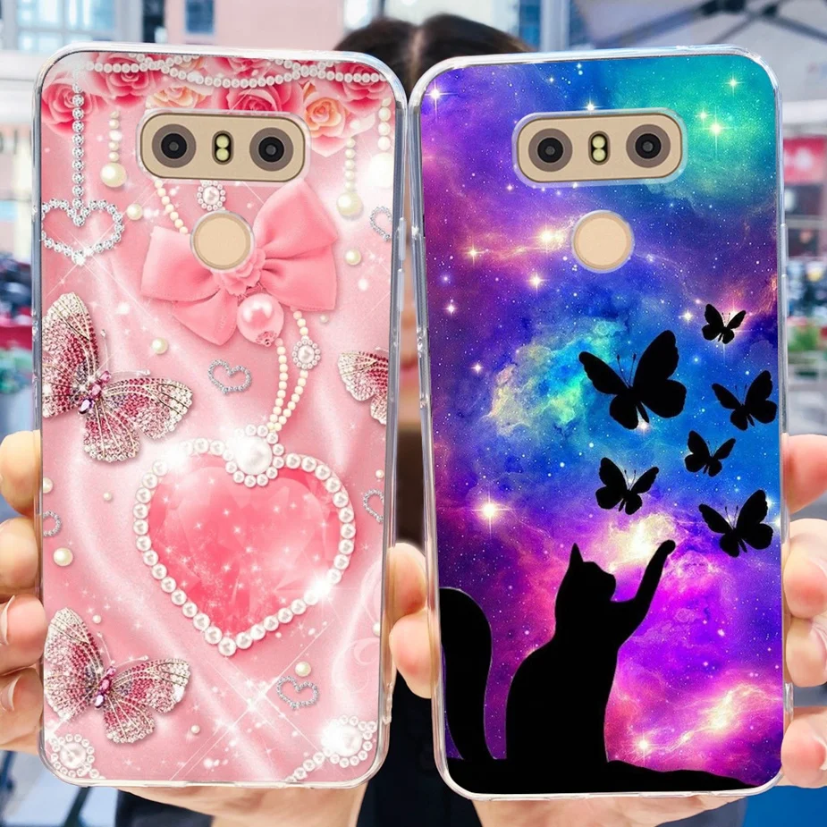 For LG G6 Case LG G6+ H870 H871 H872 H873 H870K Cute Fashion Painted Cover Soft TPU Phone Case For LG G6 Plus LGG6 Fundas Bumper