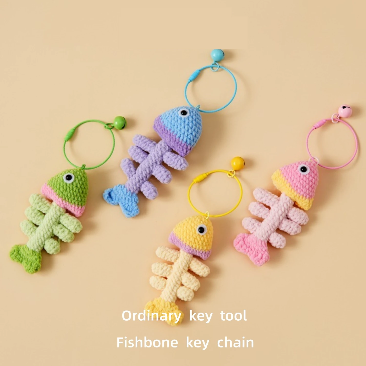 Handmade Crochet Fish&octopus Keychain, Crochet Sea Animal Hang Ornament,knitted Fish, Children Gift for Birthday Party
