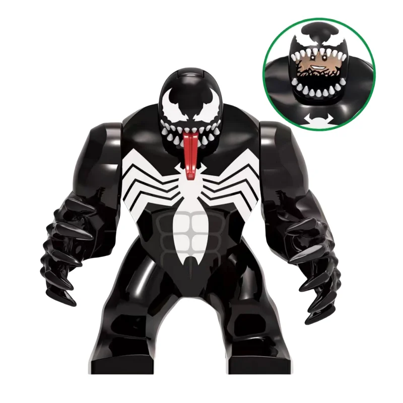 Disney Building Blocks Mini Model Figures Big Goblin Spiderman Iron Man Venom Captain Hawk Deadpool Technic Armor City Gift Toys