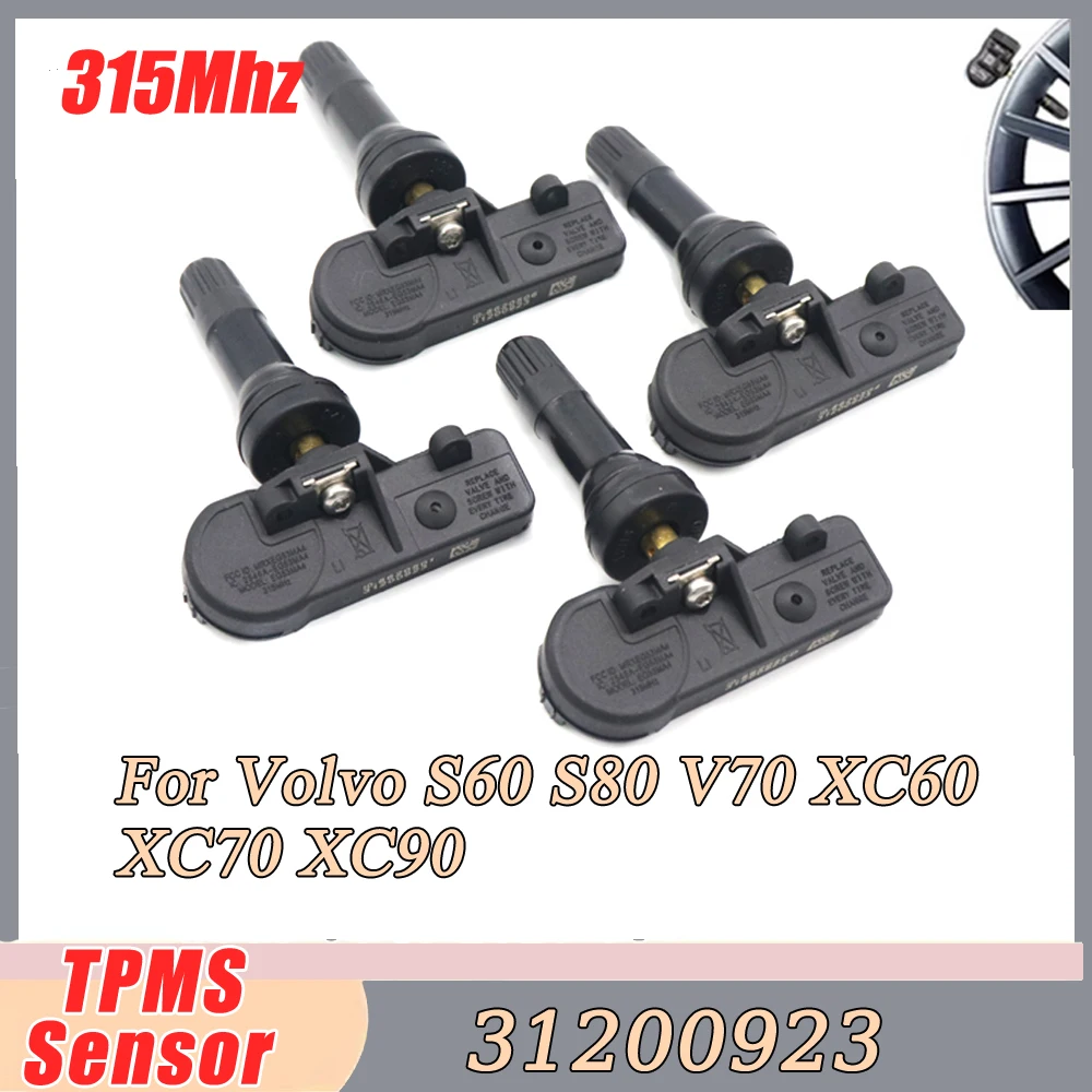 

Tire Pressure Monitor Sensor For Volvo S60 S80 V70 XC60 XC70 2003-07 XC90 2004-2014 TPMS 31200923 315MHz 30748991