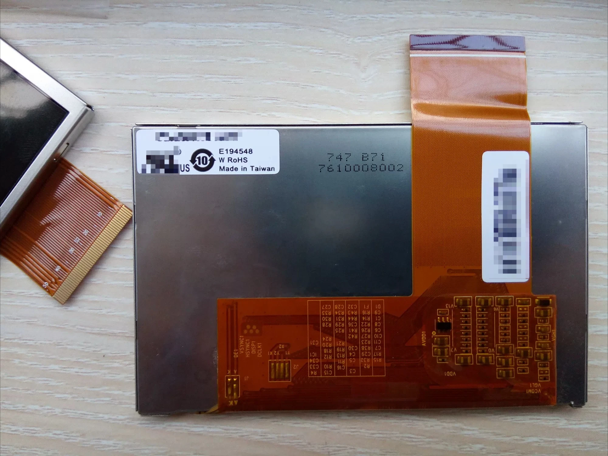 4 Inch LCD Inner Display Screen CLAA040JC06CW CLAA040JB02CW TFT Replacement Panel For Industrial Equipment
