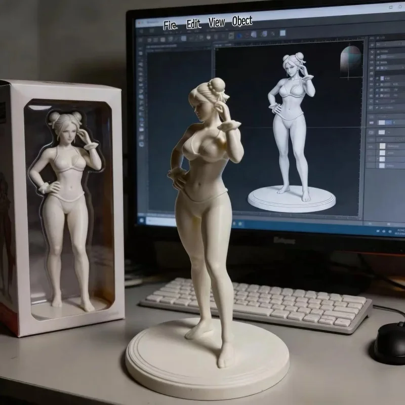 

Elegant Spring Goddess Sculpture 3D Printing Ornament Fashion Aesthetic Lady Figurine Luxury Desktop Home Decoration Gift