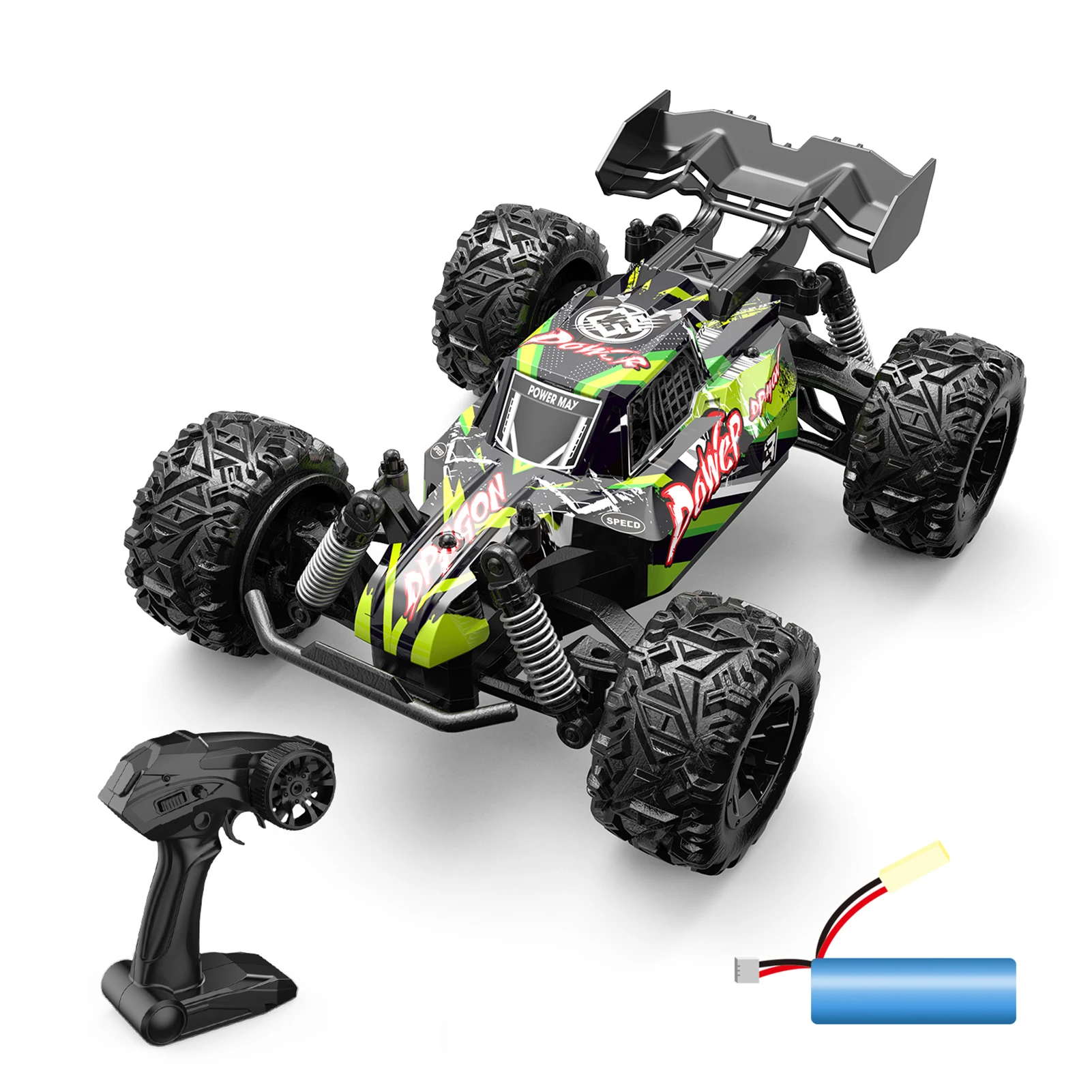 

4 Wheel Drive Car Remote Control Car 2.4 GHz 1:20 Scale Remote Control Racing Car 20km/h Maximum Speed RC Car for Adult Children