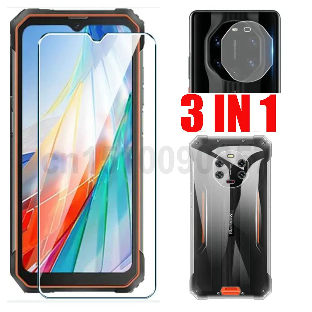 2.5D Tempered Glass With Soft TPU Case Camera Film On Blackview BV8800 ScreenProtector Glass For Blackview BV8800 BL8800 Pro