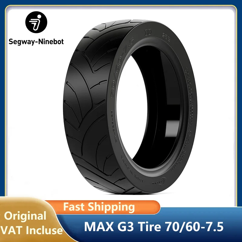 Image of EU-Lager Gel-Schicht-Reifen für Ninebot By Segway MAXG3 G3E G3D Elektroroller Original 70/60-7.5 11-Zoll Gummi-Vakuum-Selbstversiegelnder Reifen