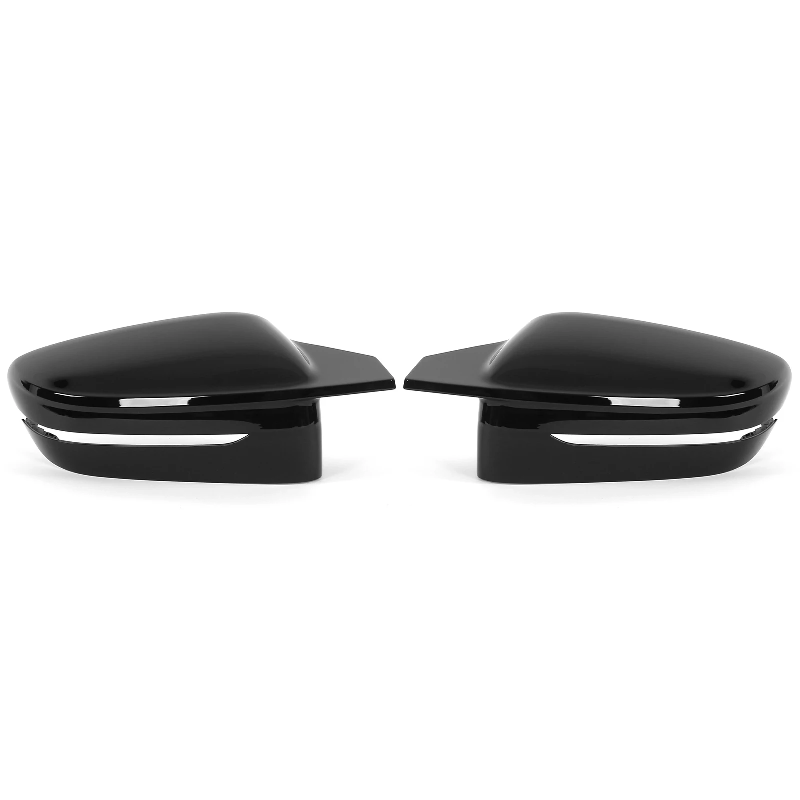 

Rearview Mirror Trim Cover LHD for G80 M3 Gloss Black Mirror Caps Cover Replacement for 3 4 5 Series G20 G22 G30 G11 G14