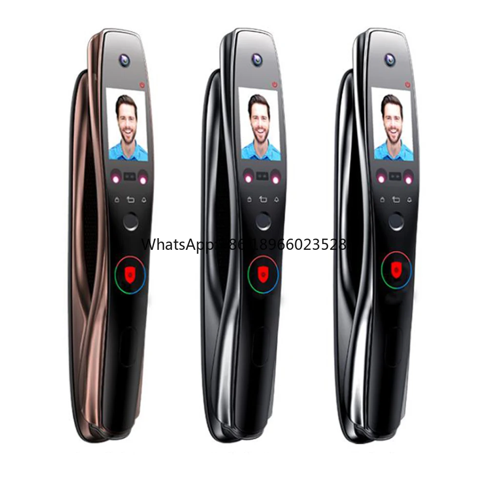 

Full-Automatic smart lock with cat's eye room visual electronic lock security door fingerprint Palm print lock remote unlocking