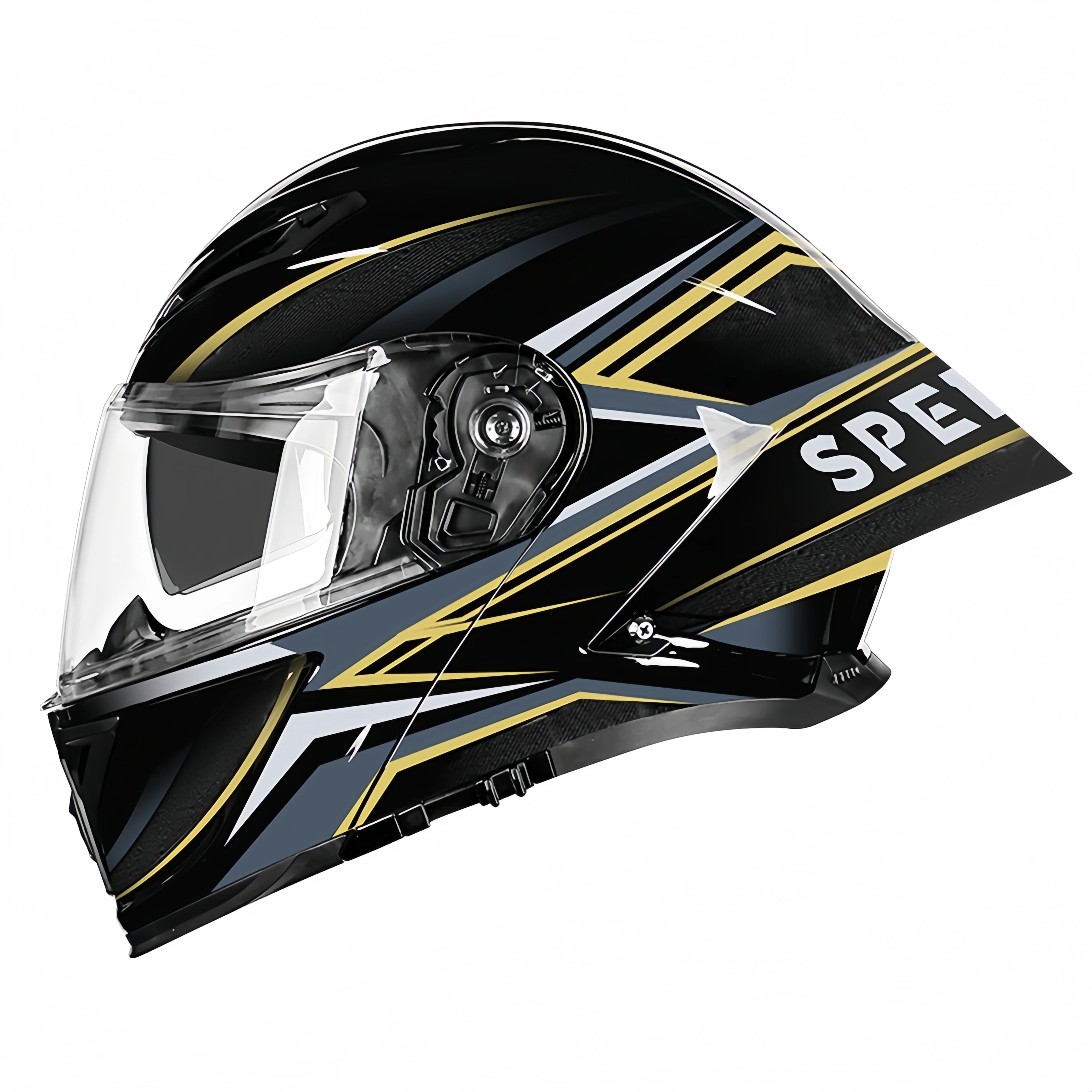 

STLF Flip up Motorcycle Helmet DOT Certified ABS Material Big Spoiler Modular Helmet Motorbike Accessories Professional Factory