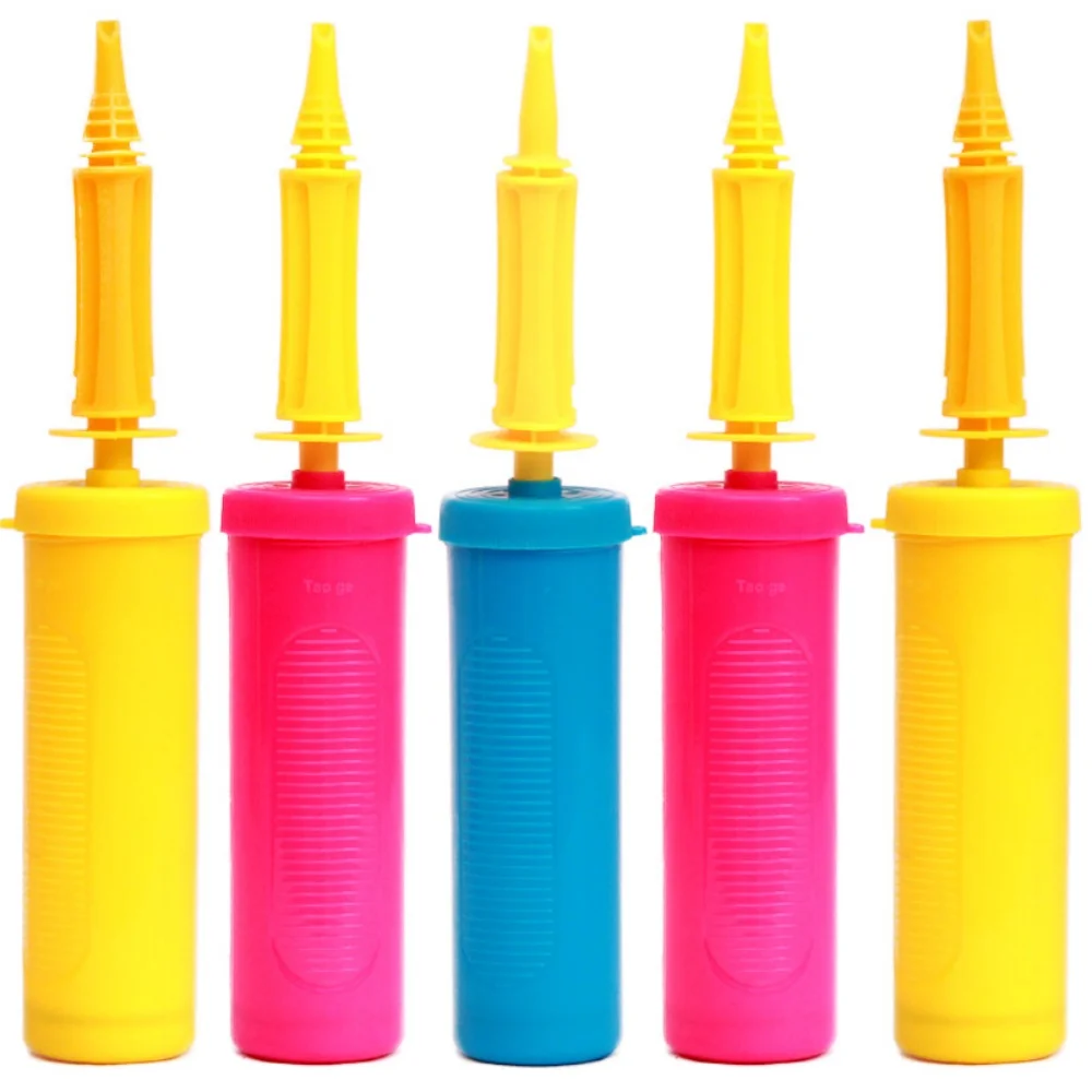 Hohe Qualität Ballon Pumpe Luft Inflator Hand Push Tragbare Nützliche Ballon Zubehör Für Hochzeit Geburtstag Party Decor Liefert