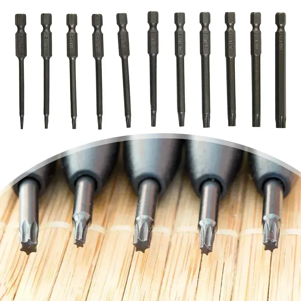 11Pcs Torx Screwdriver Bit Set 1/4\