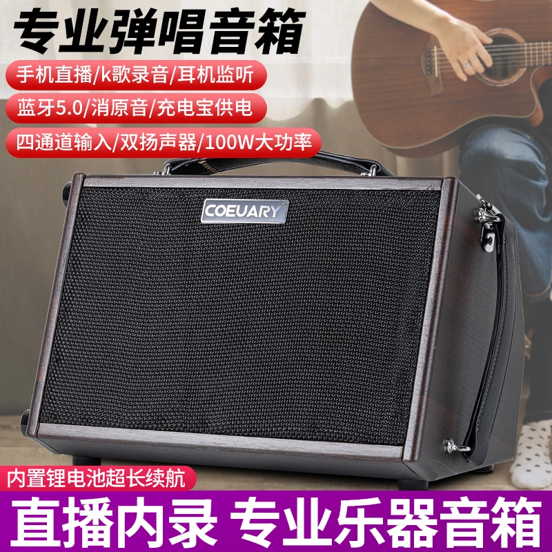 Kodel T550 professional guitar speaker, drum machine, accompaniment, outdoor live broadcast, street singing, roadshow, instrumen