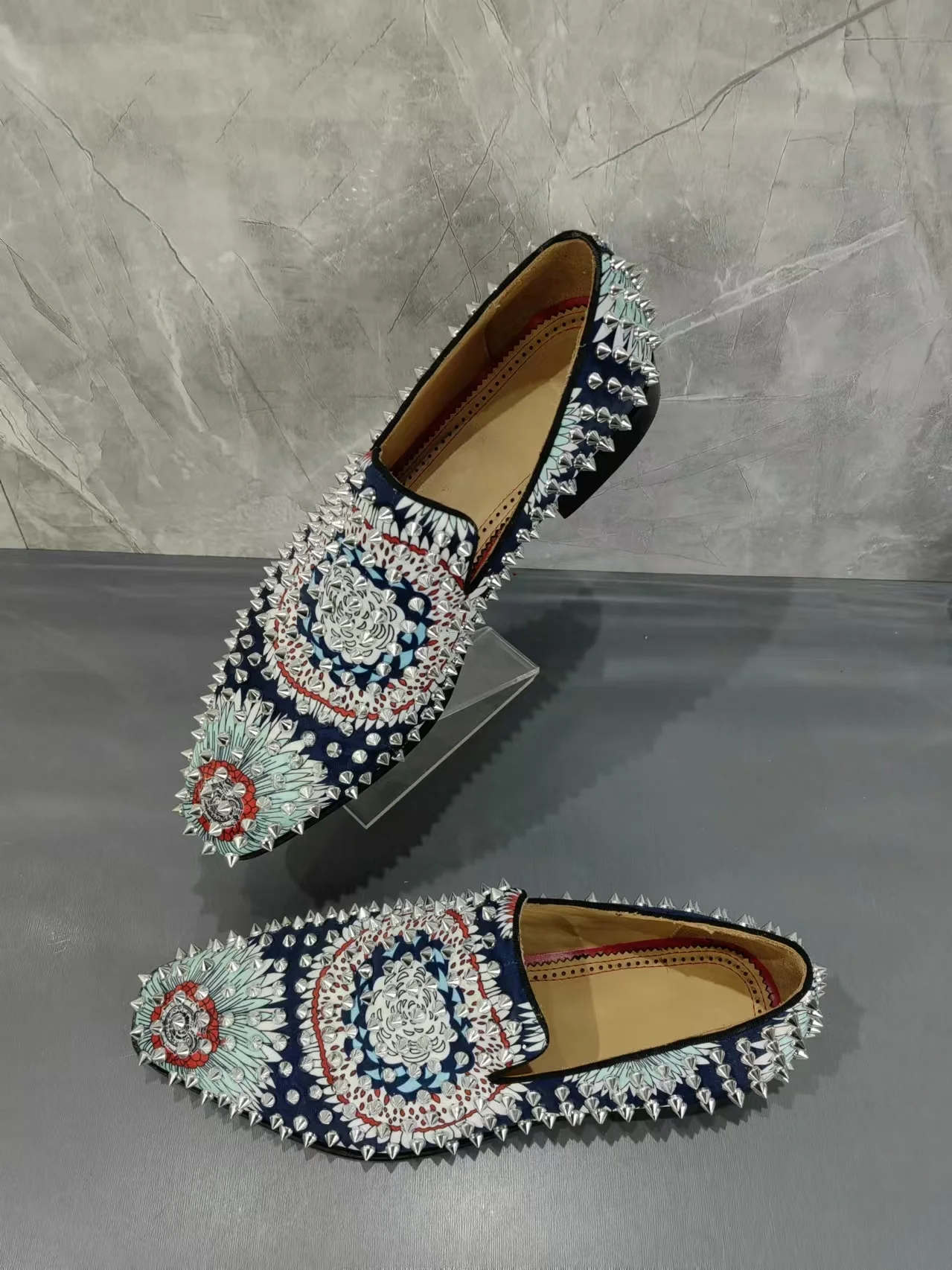 Spring Printed Round Head Men  - Loafer Slip On Men recension och pris