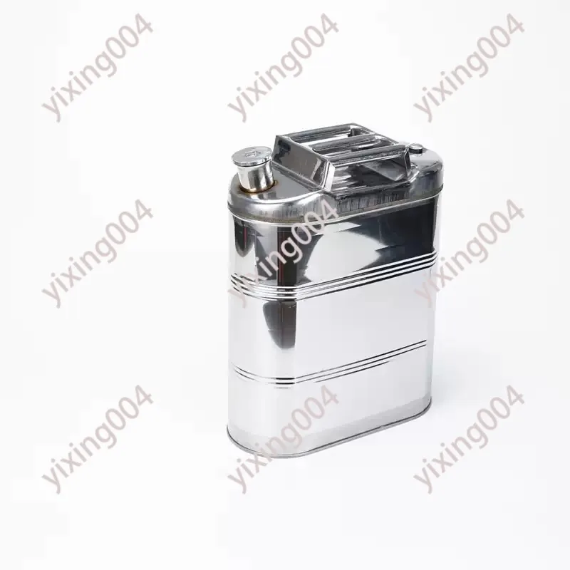 

Rustproof Stainless Steel Fuel Tank, 20L/30L Large Capacity Portable Oil Container with 3 Comfort Grip Handles