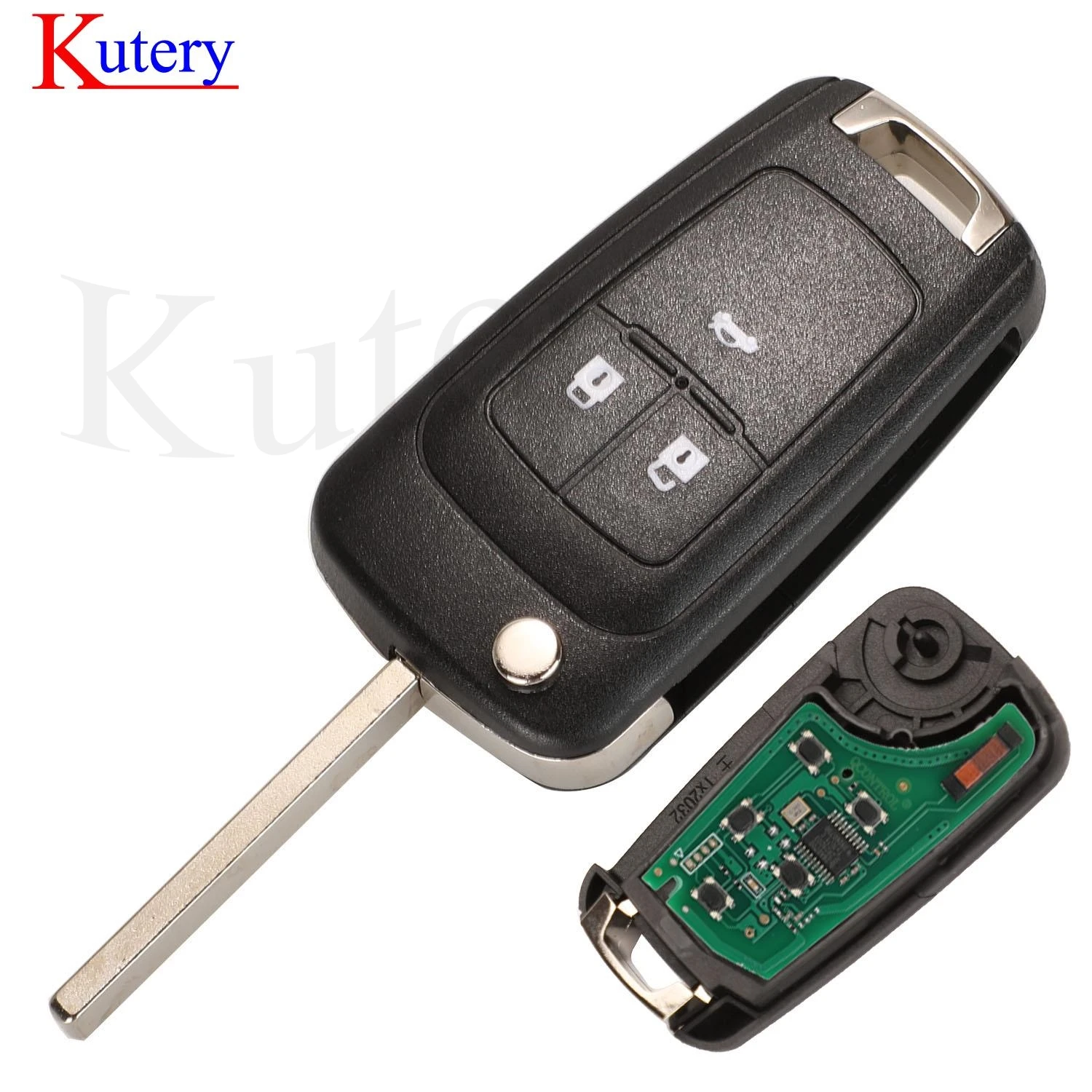 jingyuqin 5PCS 2/3/4/5 Buttons Car Remote Key DIY for OPEL/VAUXHALL Astra J Corsa E Insignia Zafira C 2009-2016 315/433MHz id48