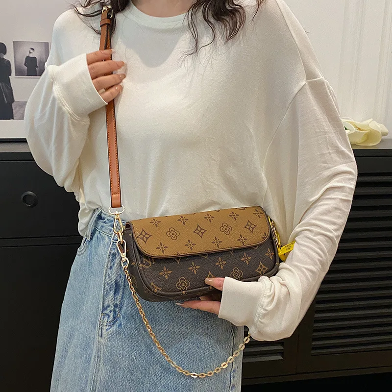 

2025 Mini Square Bag Women | Luxury Vintage Floral Crossbody | Retro Designer Shoulder Purse | Y2K Commuter Day-to-Night Bag