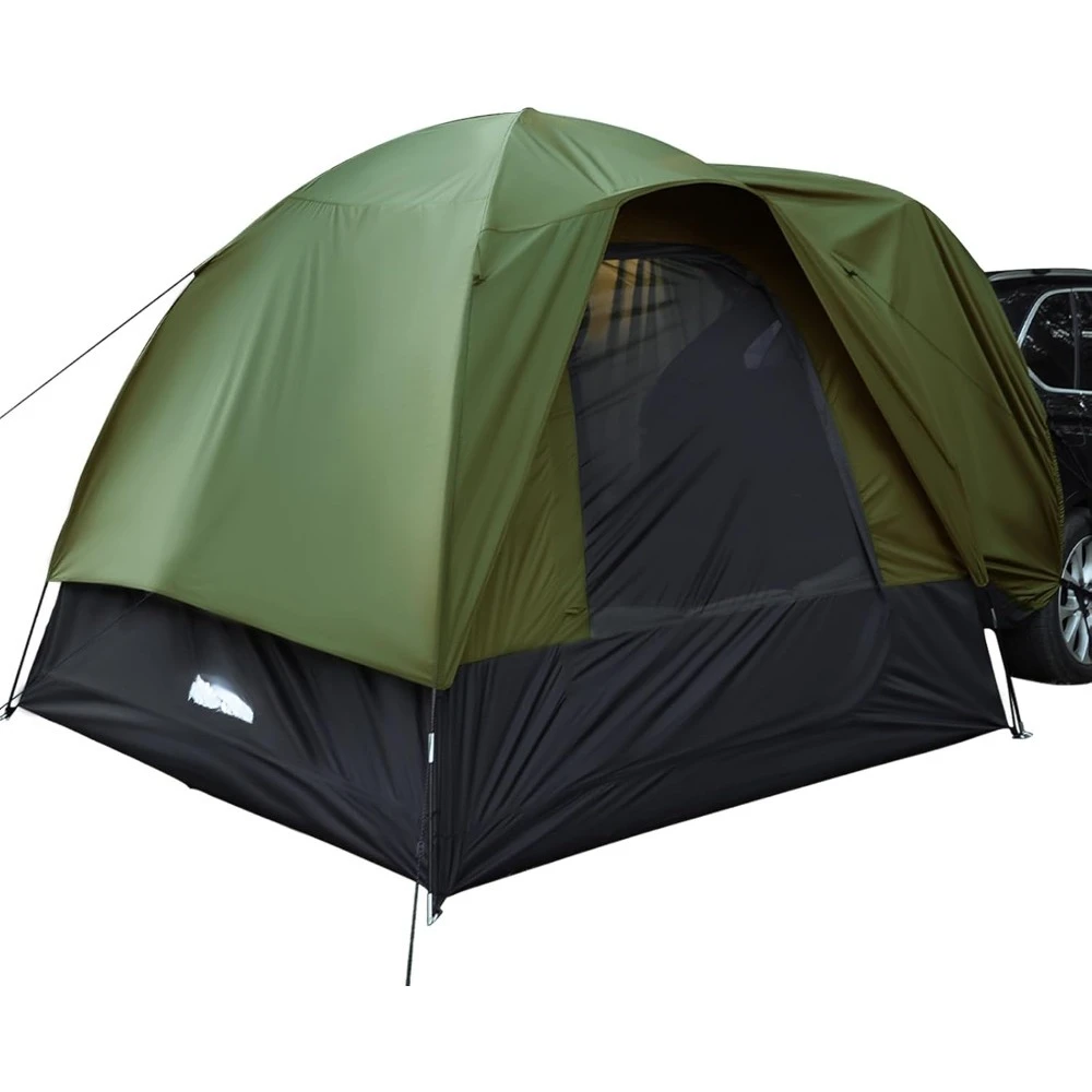 

suv tent for camping with rainfly, waterproof pu3000mm double layer design, car tents for camping suv, suv tailgate tent