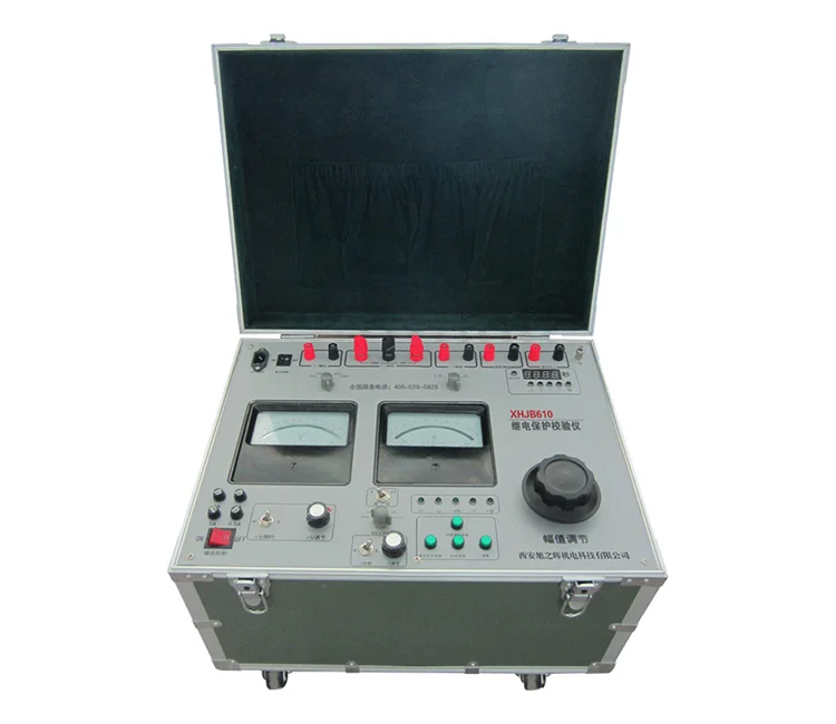 

High precision relay tester for manual AC/DC voltage protection relay testing