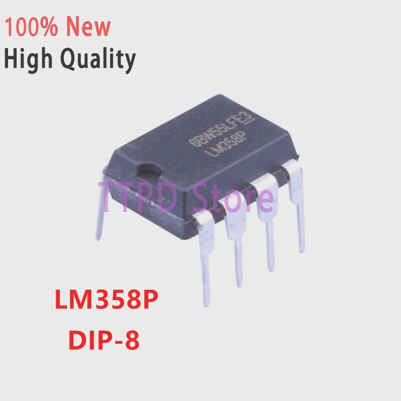 10PCS LM358P LM358N, LM393P, LM393, NE555P, NE555, LM324N, LM324, LM339N, LM339 DIP8 IC High Quality