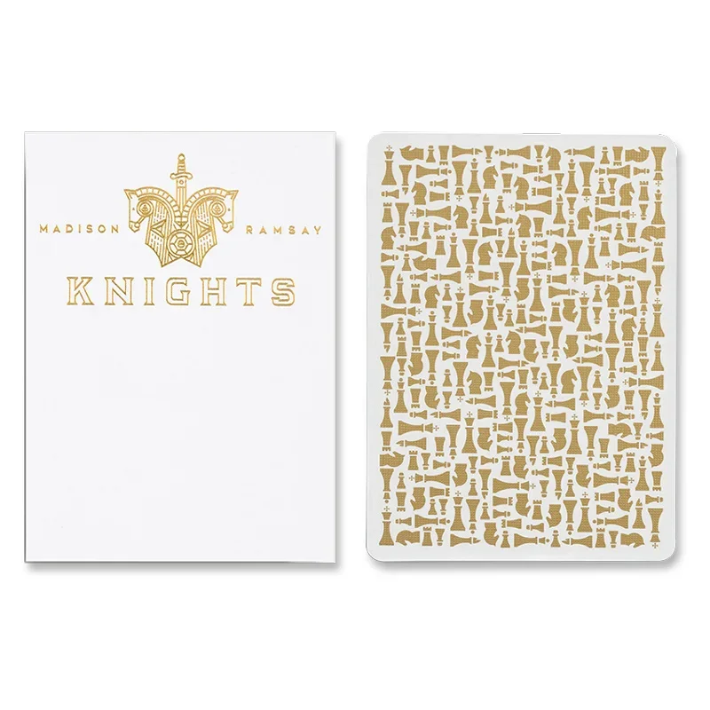 Ellusionist White Knights Playing Cards Deck Magic Card Games Magic Tricks