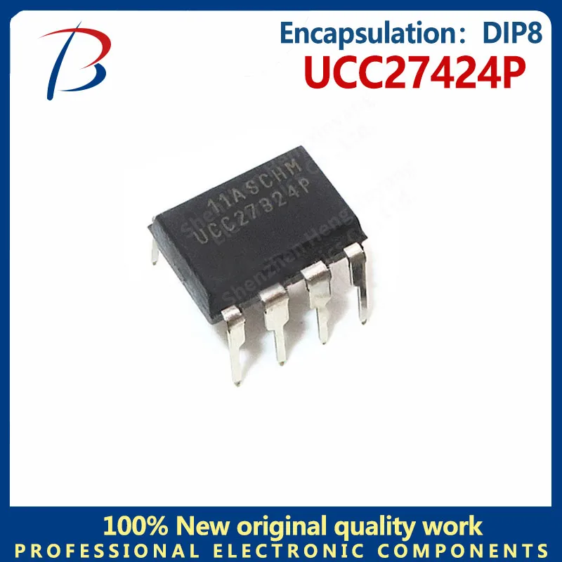 5pcs  UCC27424P In line DIP8 bridge driver chip silk screen UCC27424