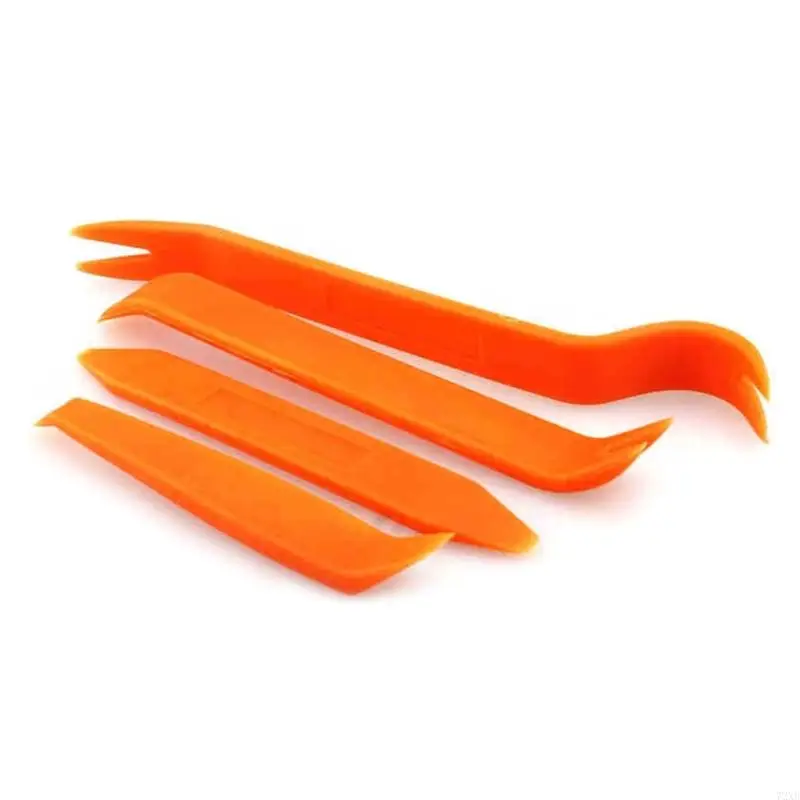 Radio Trim Removal Tool Puller Pry Bar Pry Tool for Door Panel Remover 4x 72XB