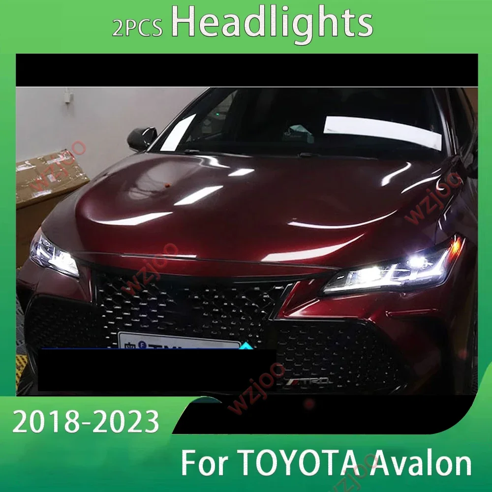 car bupmer head light for Toyota Avalon headlight LED 2018~2023 car accessories DRL fog for avalon headlamp