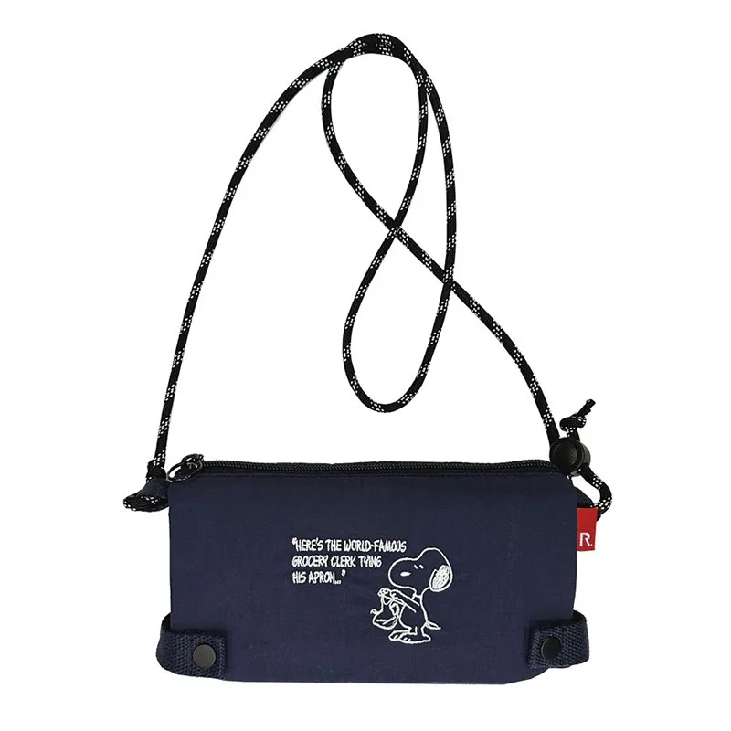 

Cartoon Embroidery Folding Crossbody Bag Women's Cute Handbag Large Capacity Shoulder Bag